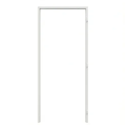 Ościeżnica Biała do drzwi ukrytych Porta Hide Bezprzylgowa (otwierane na zewnątrz) Prawa 80cm, OPA100LP08LBM0BN300000