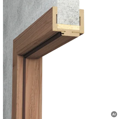 Ościeżnica regulowana z kątownikiem T80 120-145 60cm Lewa przylgowa, 5901316119002