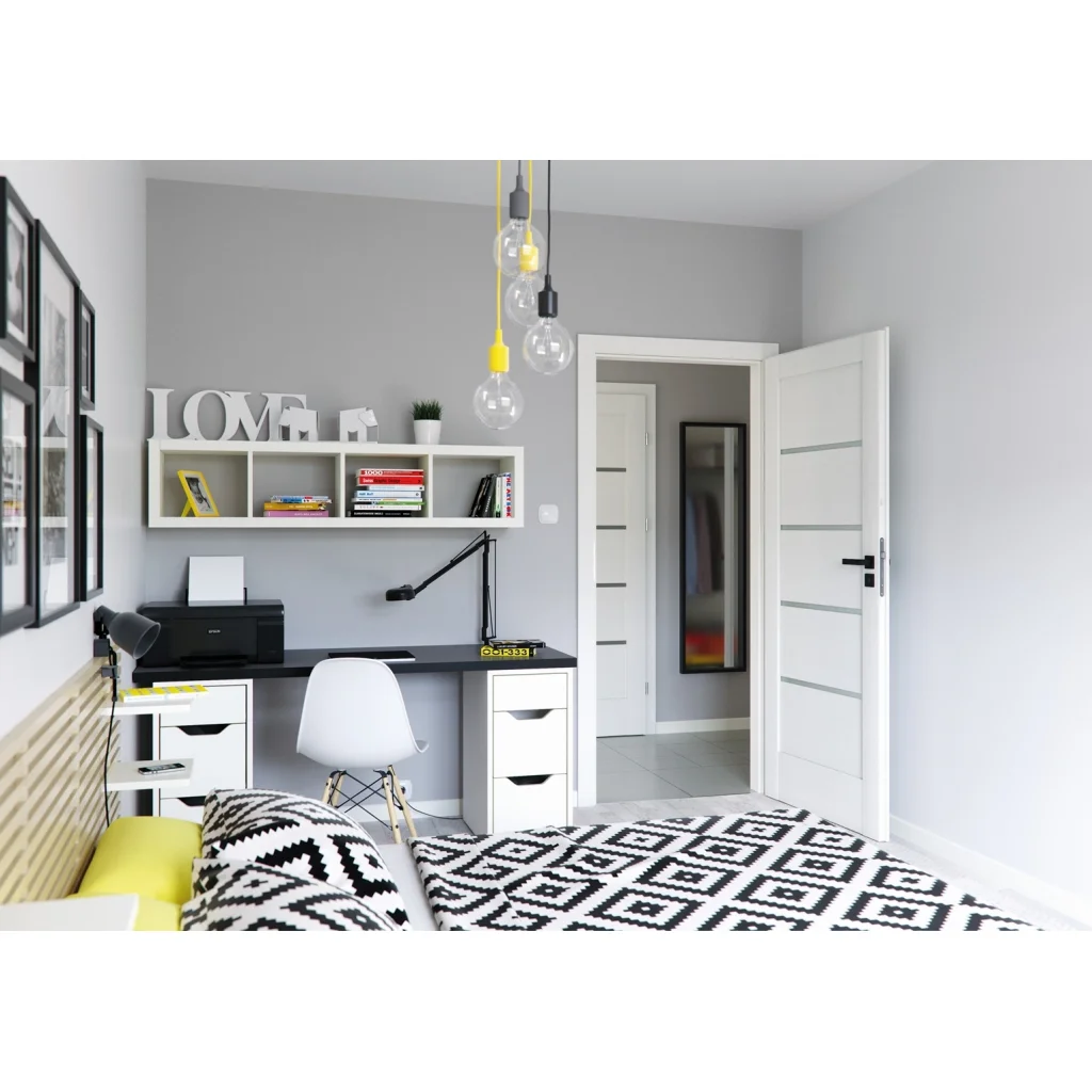 Zestaw Drzwi + Ościeżnica regulowana Hydro Protect B-C 95-135 Porta VERTE HOME G.2 prawe 80cm bezprzylgowe, SPAHG20P08DBIWBYUKA300, OPAC6B0P08DBI0BNU8C000, Zestaw, PORTA VERTE HOME gr. G, PORTA