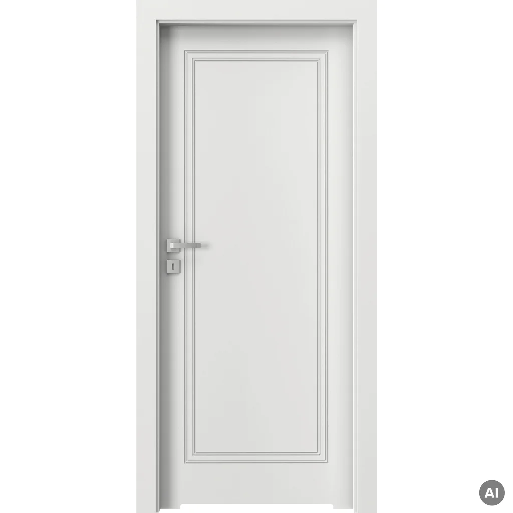 Drzwi Porta Vector emium U WC Prawe 80cm bezprzylgowPre, SPAPMU0P08UBIWAYU0H000, Drzwi wewnętrzne, PORTA VECTOR PREMIUM Model T, PORTA
