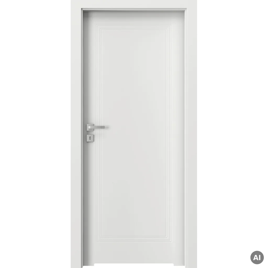 Drzwi Porta Vector emium U WC Prawe 80cm bezprzylgowPre, SPAPMU0P08UBIWAYU0H000, Drzwi wewnętrzne, PORTA VECTOR PREMIUM Model T, PORTA