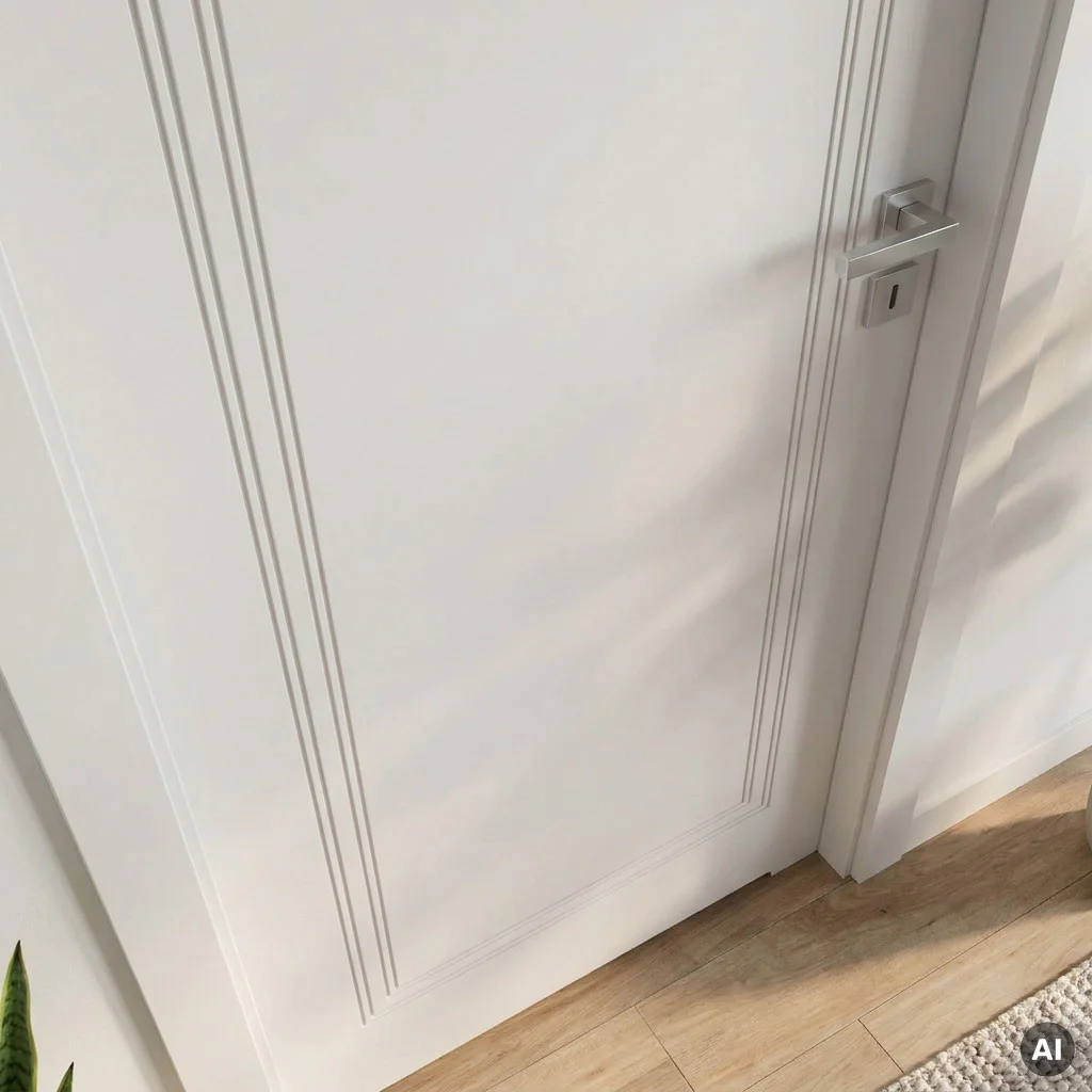 Drzwi Porta Vector Premium U WC Lewe 80 cm bezprzylgowe, SPAPMU0L08UBIWAYU0H000, Drzwi wewnętrzne, PORTA VECTOR PREMIUM, PORTA