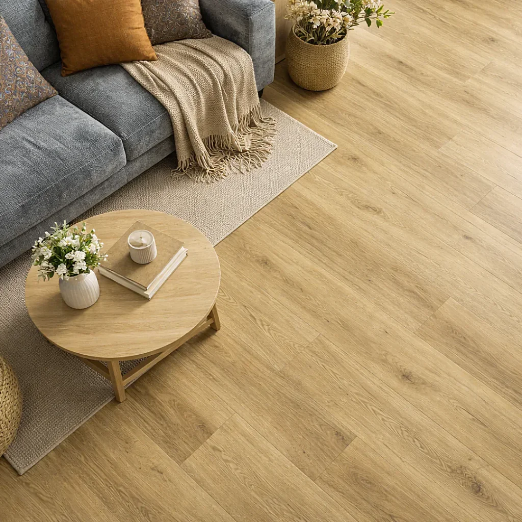 Panele winylowe SPC LVT z podkładem Dąb Glenmore Naturalny 5.3 mm Klasa 33, 5905167888773, Panele winylowe, Woodric Acoustic, Arbiton