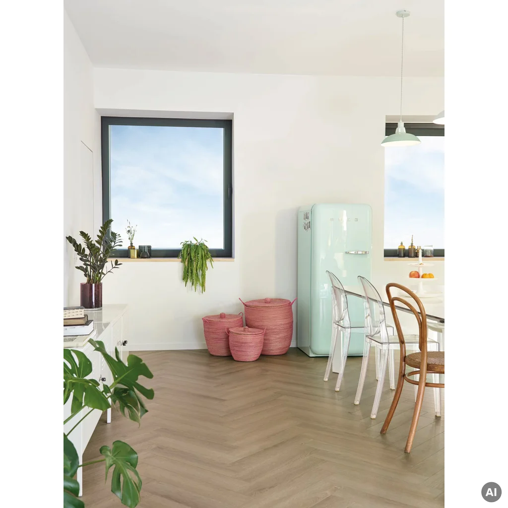 Podłoga drewniana Portofino Chevron Natural 14 mm, POR CH 110, Podłoga warstwowa, Portofino Chevron, Lamett