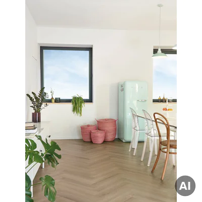 Podłoga drewniana Portofino Chevron Natural 14 mm, POR CH 110