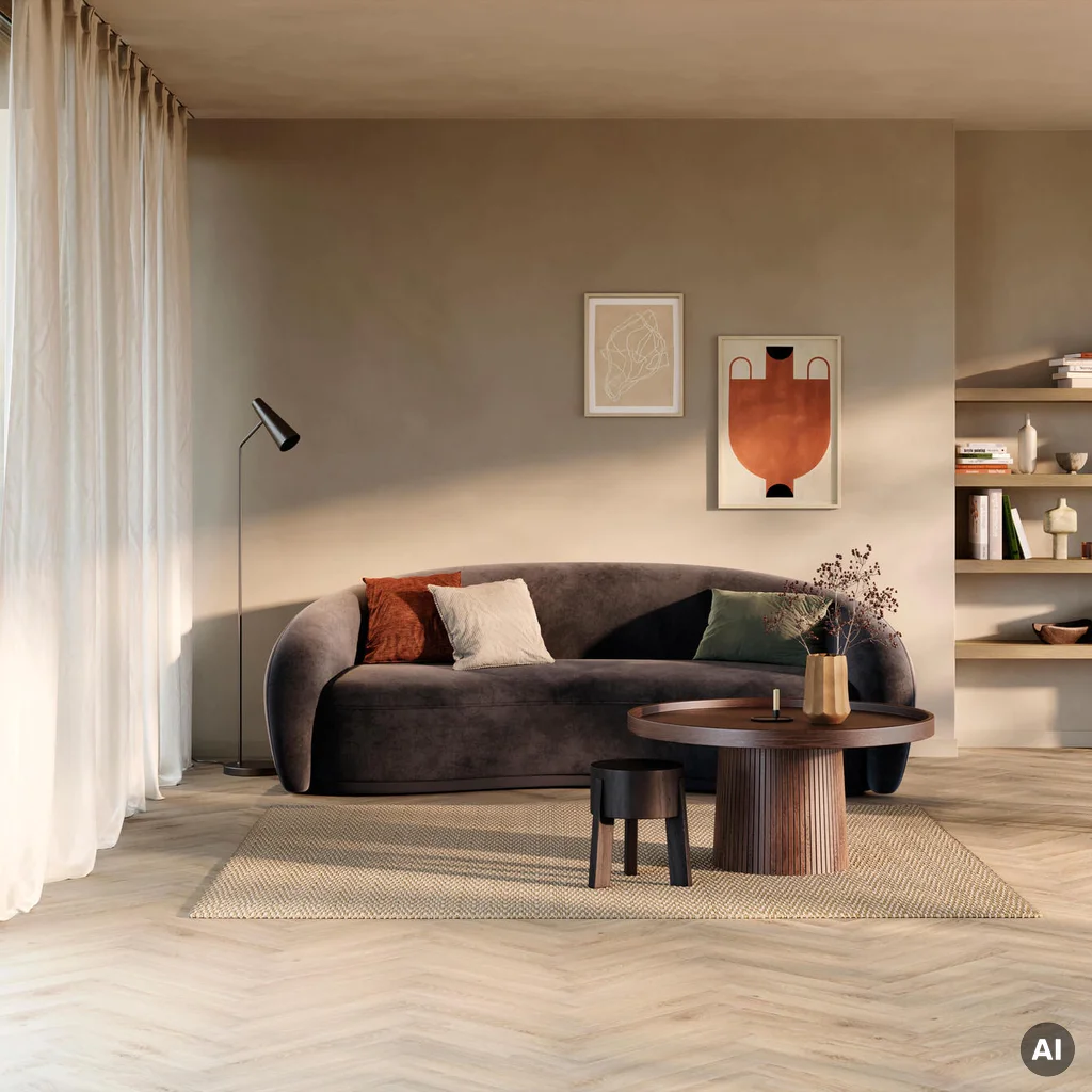 Panele podłogowe Jodełka Bloom Sand Natural B AC5 8 mm, 62002713, Panele podłogowe, Chateau+, BerryAlloc
