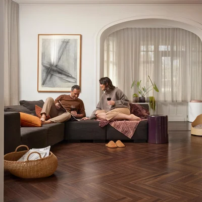 Panele podłogowe Jodełka Wallnut Brown B B8111 AC5 8 mm, 62002731