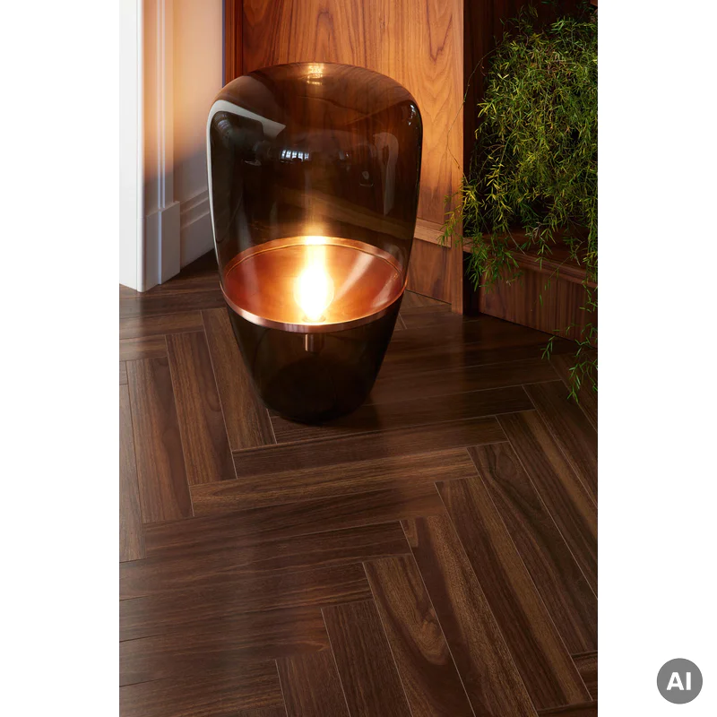 Panele podłogowe Jodełka Wallnut Brown A AC5 8 mm, 6200273