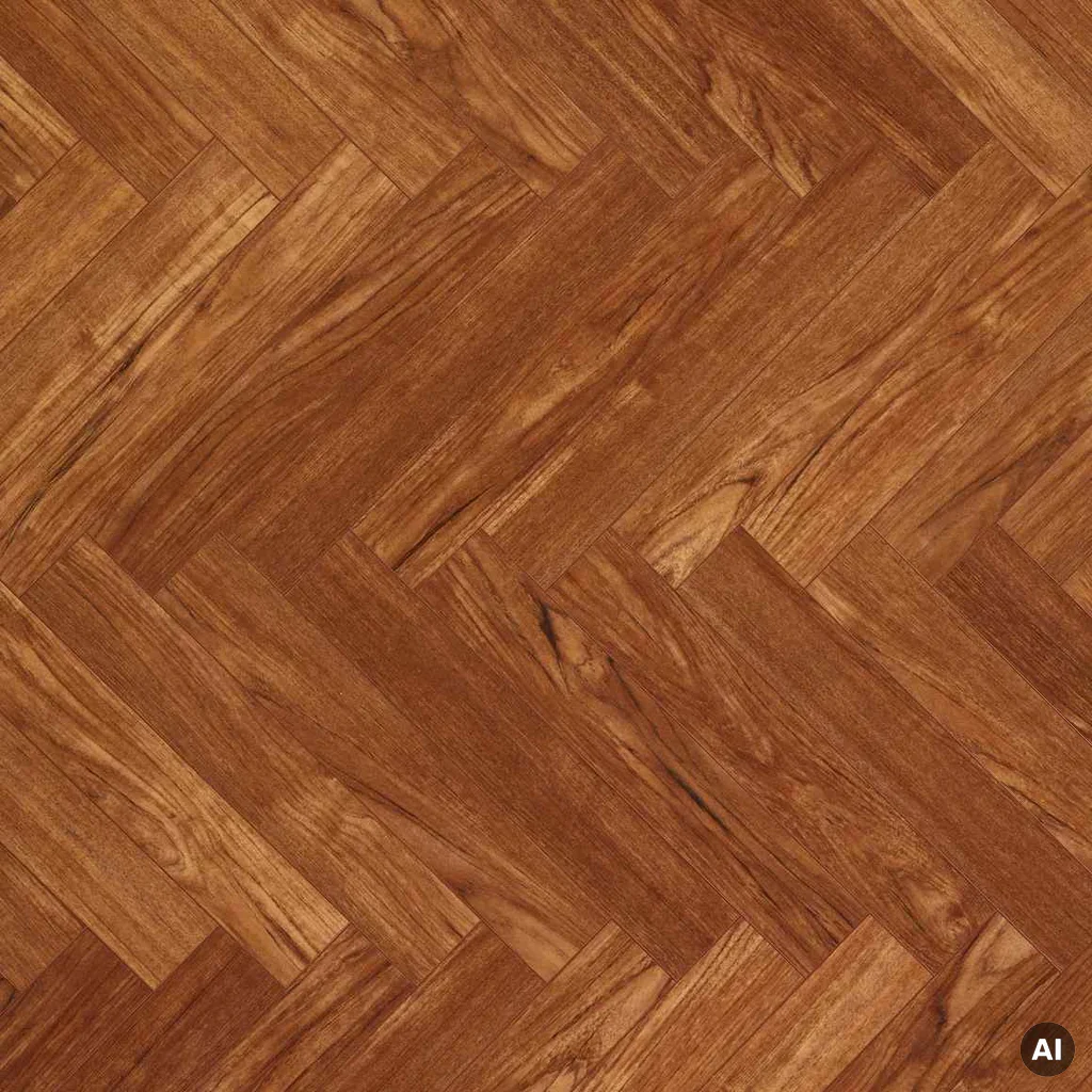 Jodełka Teak Brown A 8 mm AC5