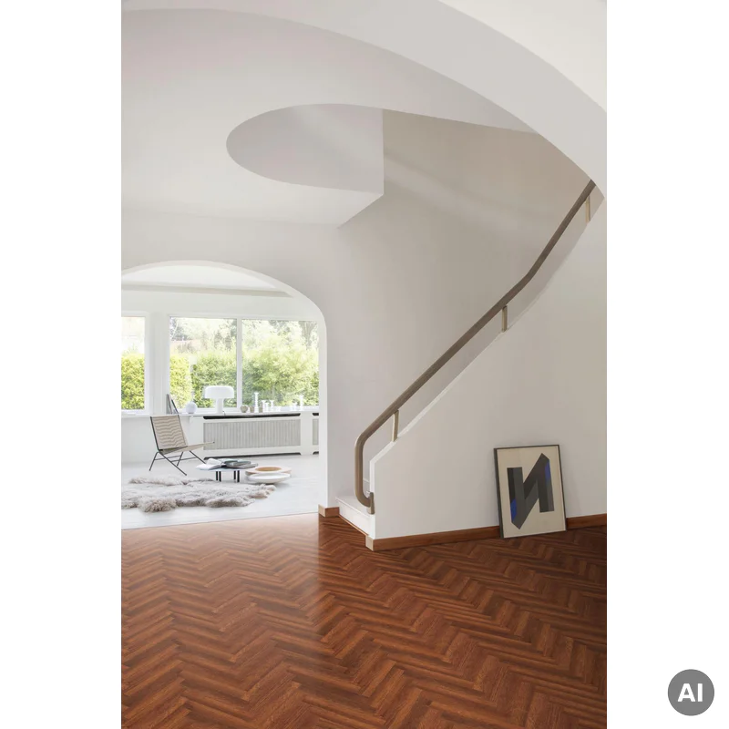 Panele podłogowe Jodełka Merbau Brown A AC5 8 mm, 62002708