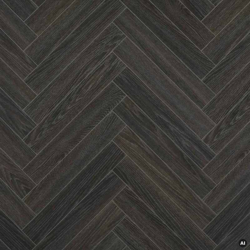 Panele podłogowe Jodełka Charme Black B AC5 8 mm, 62002723
