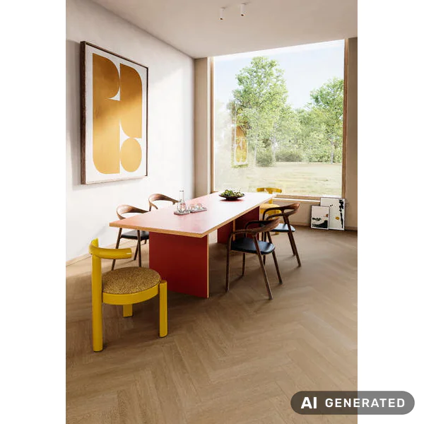 Panele winylowe Jodełka Aria Naturalny 2.5 mm Klasa 33, 600