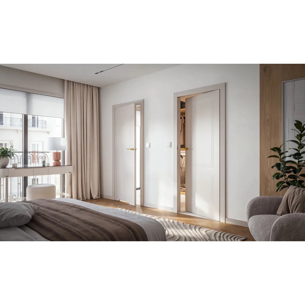 Ościeżnica regulowana Kaszmir SYSTEM ELEGANCE A 75-95 prawa 80 cm bezprzylgowa, OPAP0A0P08WCA0ANU80000, Ościeżnica Kaszmir, Porta Elegance Premium, PORTA