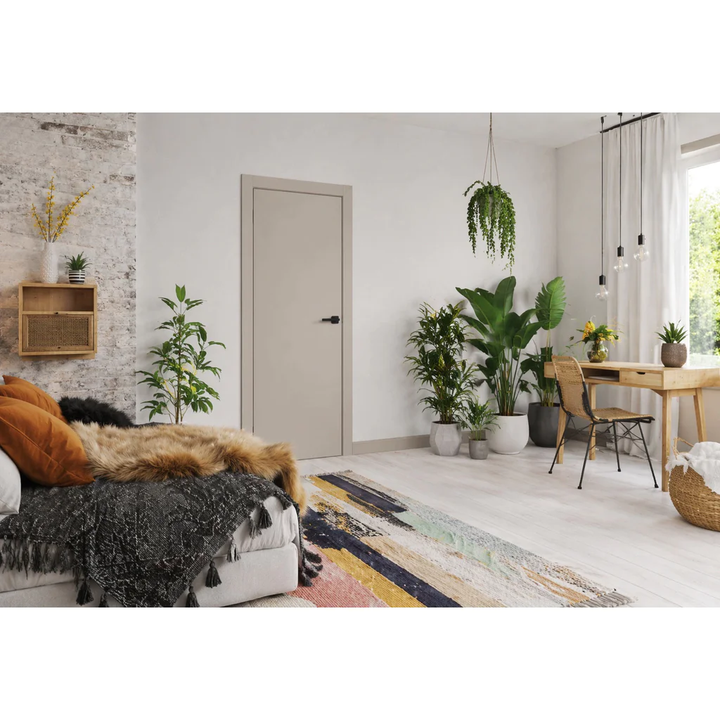 Drzwi Porta VECTOR Premium T Kaszmir Lewe 80cm bezprzylgowe WC, SPAPMT0L08WCAWAYU0H000, Drzwi wewnętrzne, PORTA VECTOR PREMIUM, PORTA