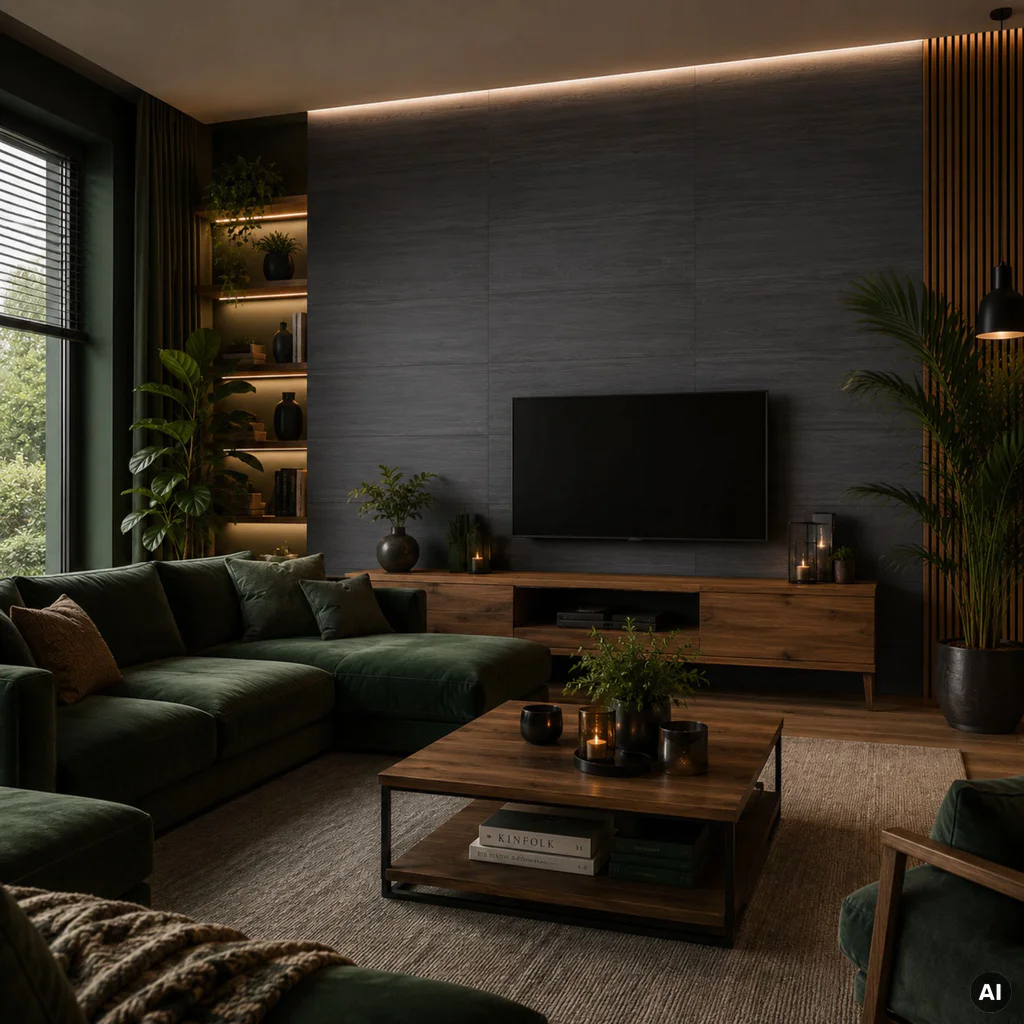 Panele ścienne Wood Carbon, 3021871, Kerradeco Wood Line, Kerradeco, VOX