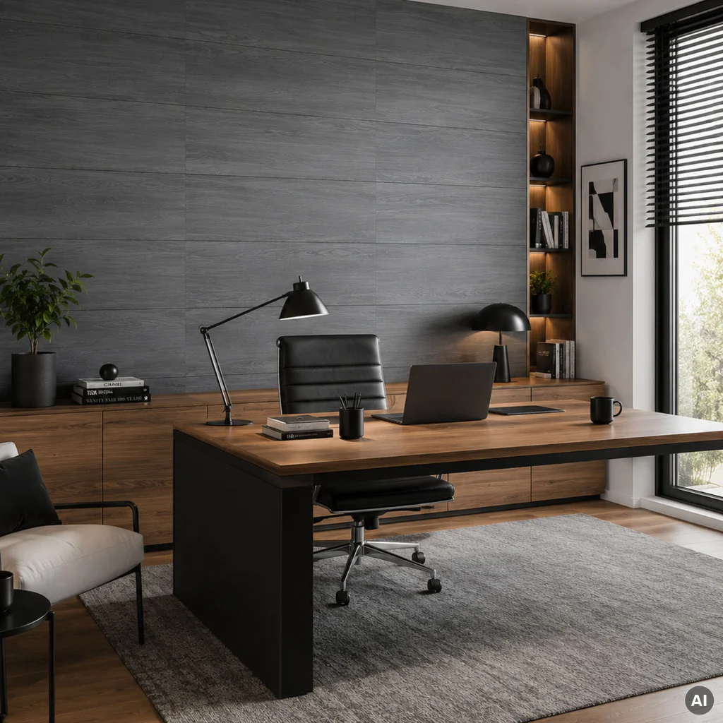 Panele ścienne Wood Carbon, 3021871, Kerradeco Wood Line, Kerradeco, VOX