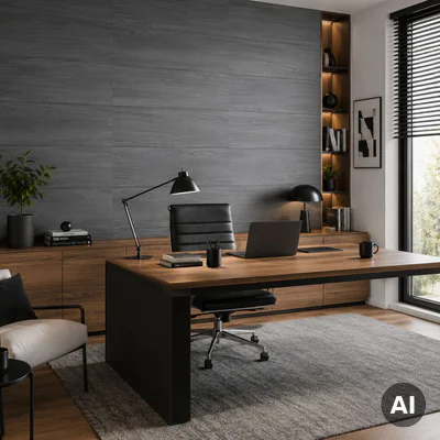 Panele ścienne Wood Carbon, 3021871