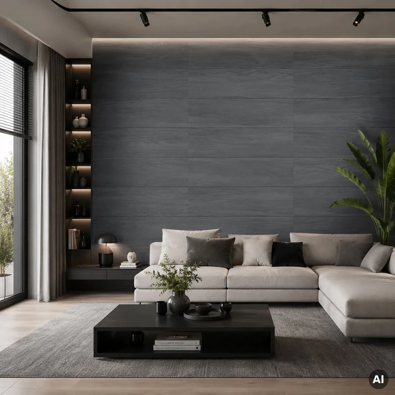 Panele ścienne Wood Carbon, 3021871 - 4