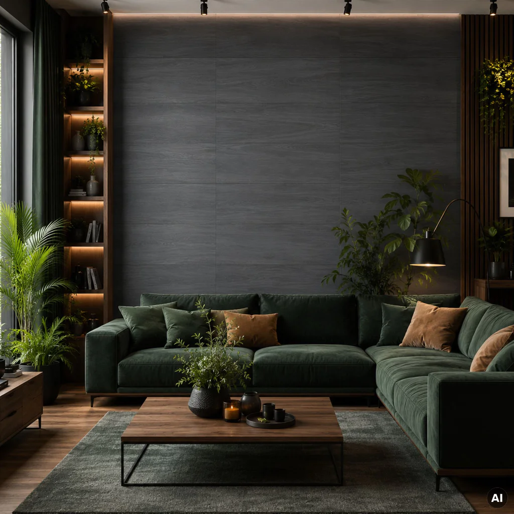 Panele ścienne Wood Carbon, 3021871, Kerradeco Wood Line, Kerradeco, VOX