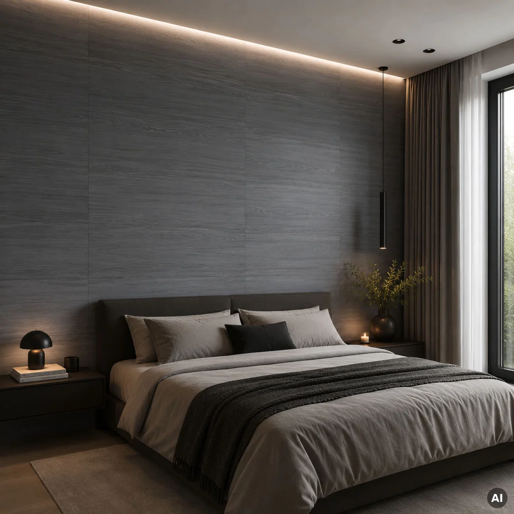 Panele ścienne Wood Carbon, 3021871, Kerradeco Wood Line, Kerradeco, VOX