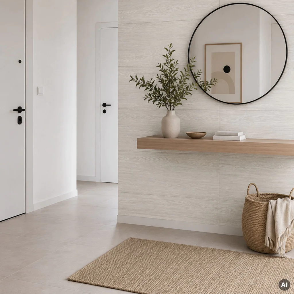 Panele ścienne Snowy Wood, 3022238, Kerradeco Wood Line, Kerradeco, VOX