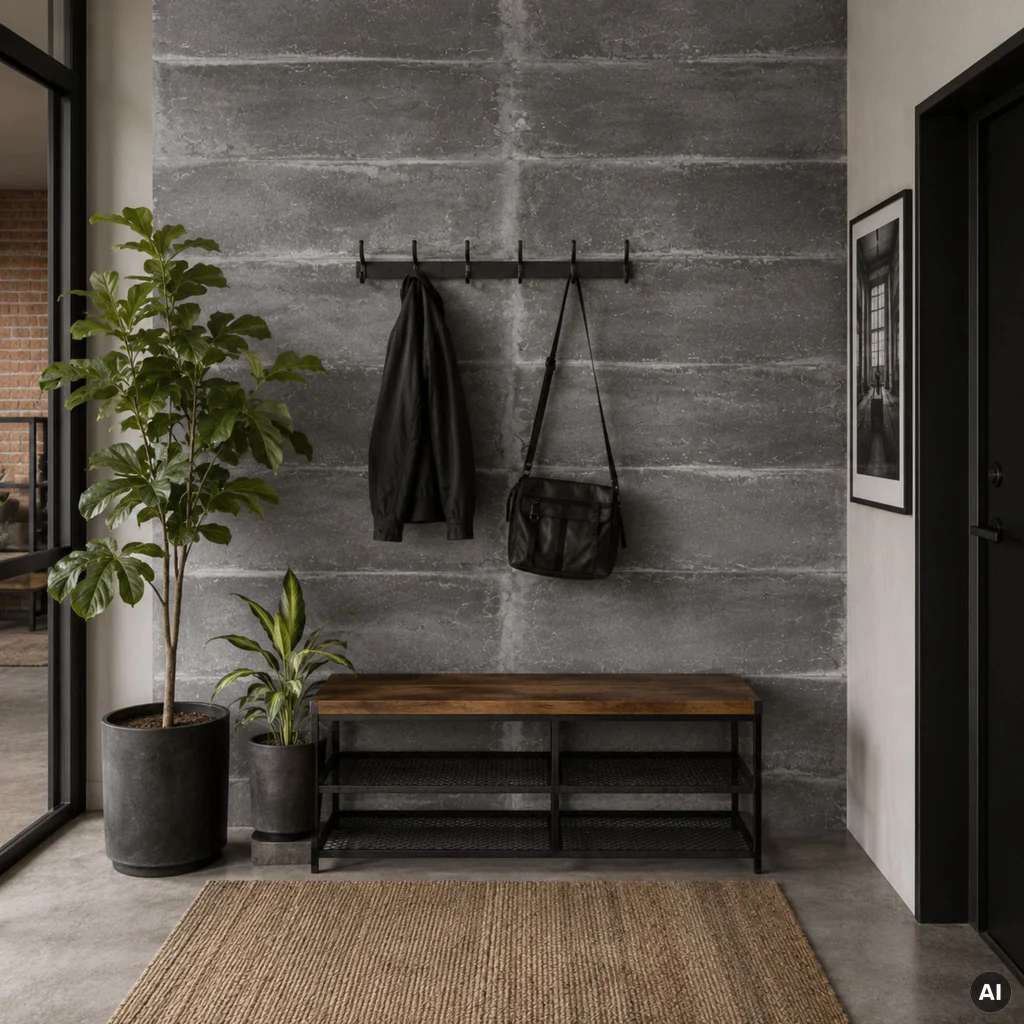 Panele ścienne Loft Concrete, 3024809, Kerradeco Stone Line, Kerradeco, VOX