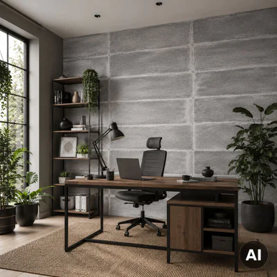 Panele ścienne Loft Concrete, 3024809