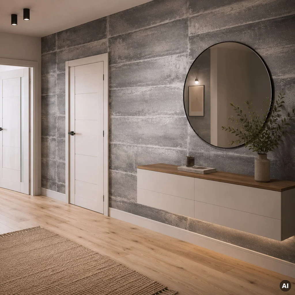 Panele ścienne Loft Concrete, 3024809, Kerradeco Stone Line, Kerradeco, VOX