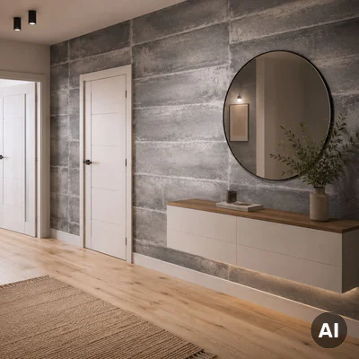 Panele ścienne Loft Concrete, 3024809