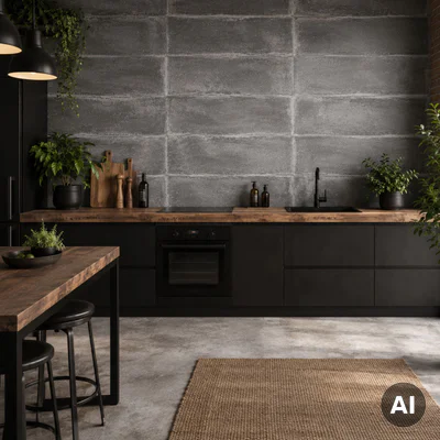 Panele ścienne Loft Concrete, 3024809