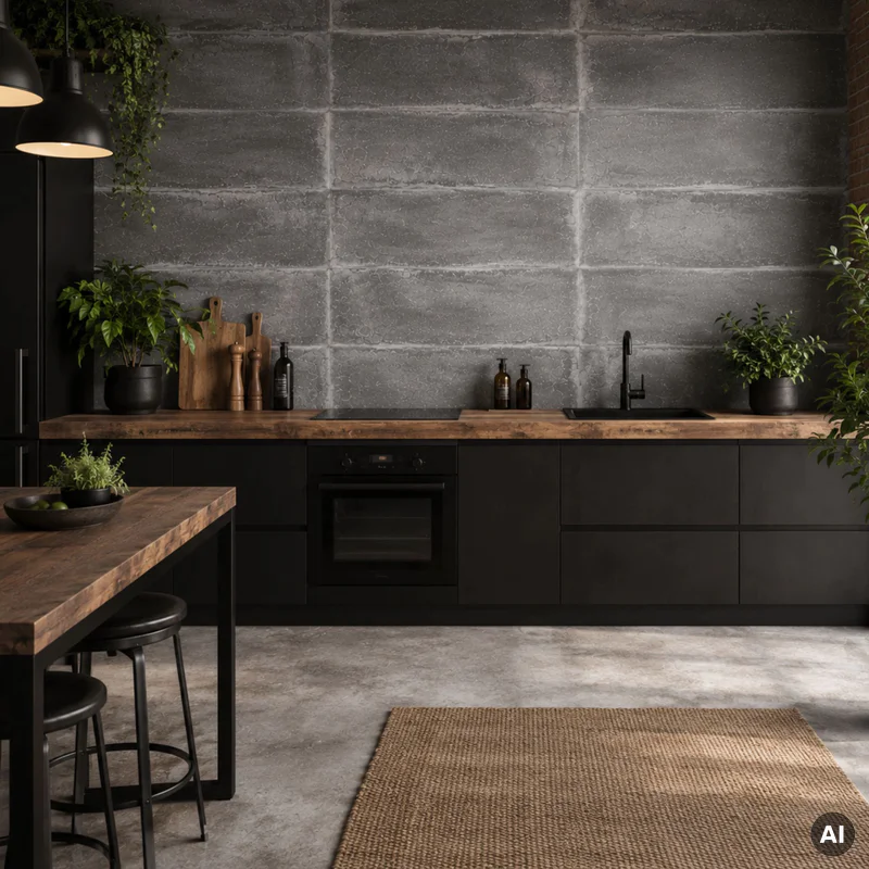 Panele ścienne Loft Concrete, 3024809 - 3