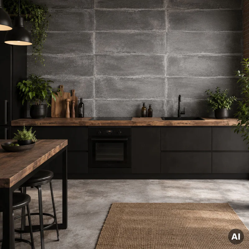 Panele ścienne Loft Concrete, 3024809 - 3