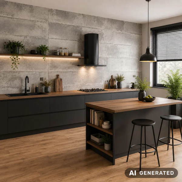 Panele ścienne Loft Concrete, 3024809 - 5