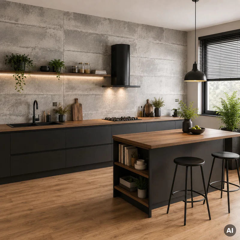 Panele ścienne Loft Concrete, 3024809 - 5