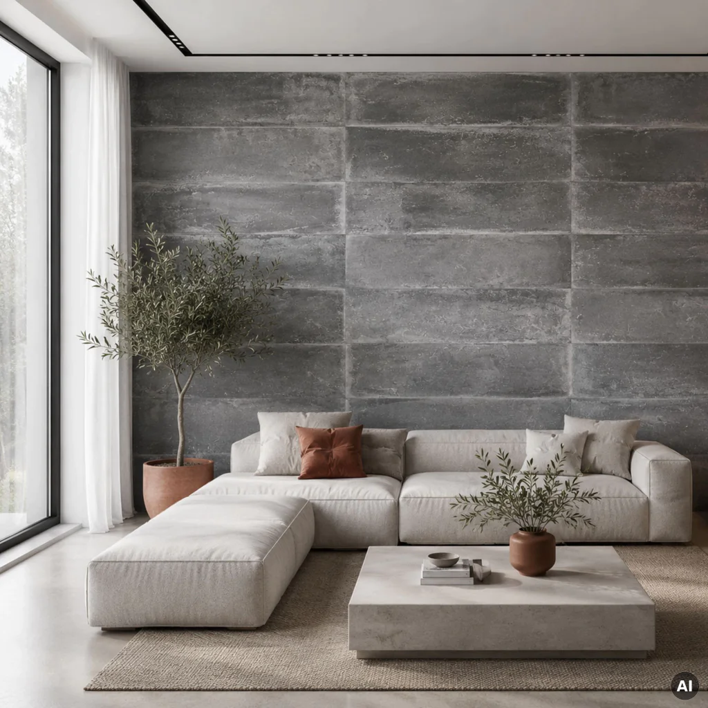 Panele ścienne Loft Concrete, 3024809, Kerradeco Stone Line, Kerradeco, VOX