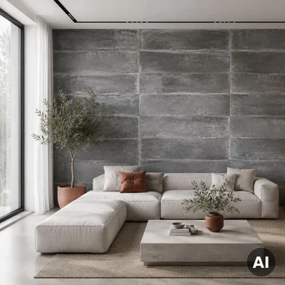 Panele ścienne Loft Concrete, 3024809