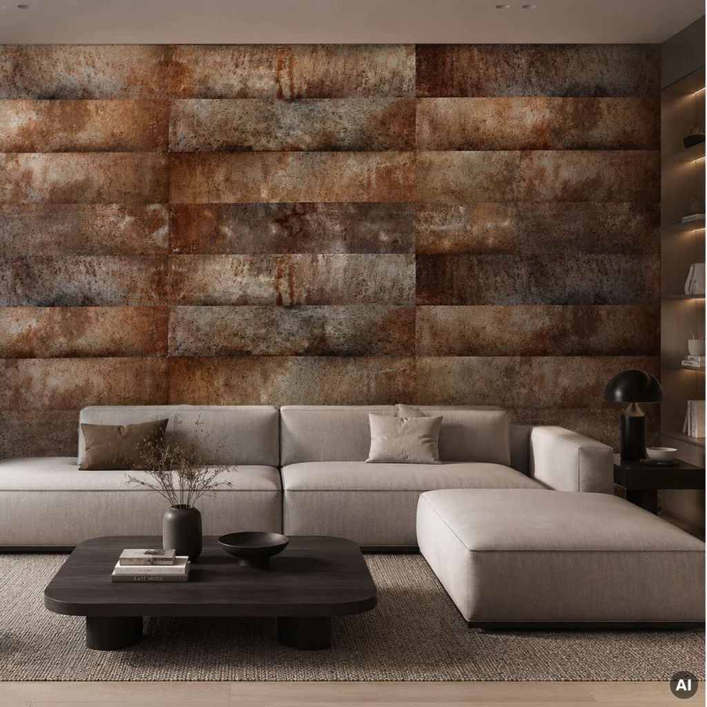 Panele ścienne Loft Rusty, 3024813, Kerradeco Stone Line, Kerradeco, VOX