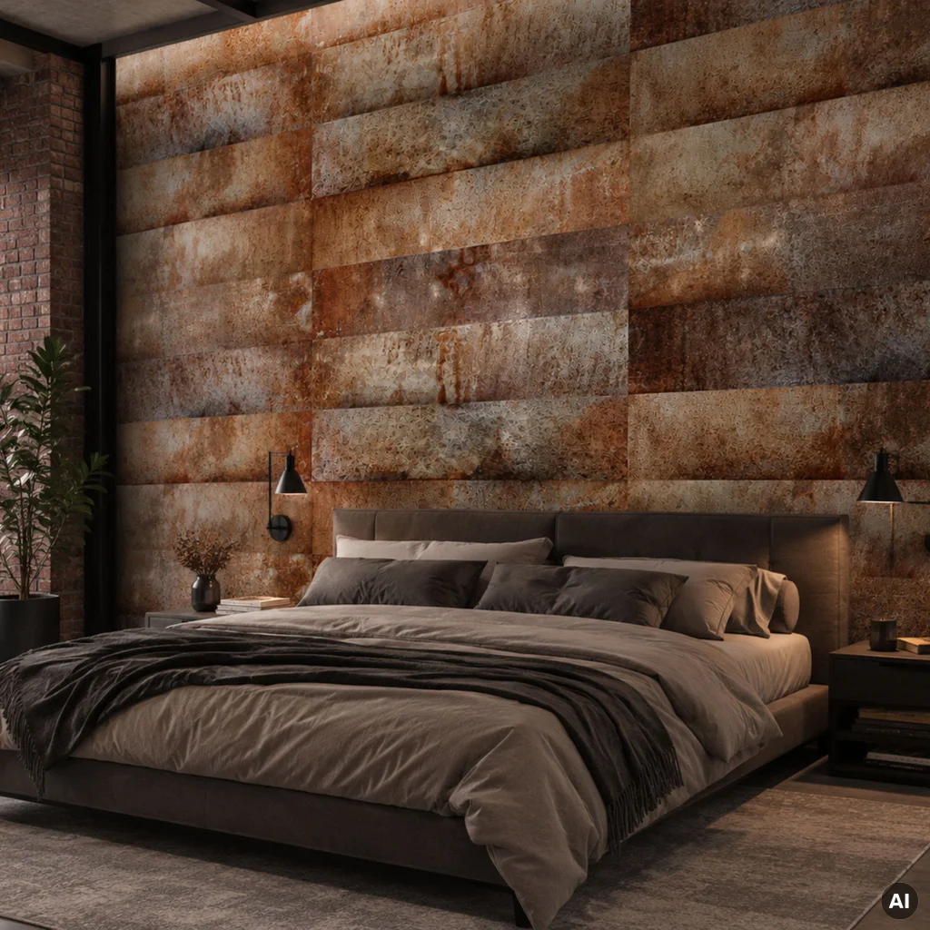 Panele ścienne Loft Rusty, 3024813, Kerradeco Stone Line, Kerradeco, VOX