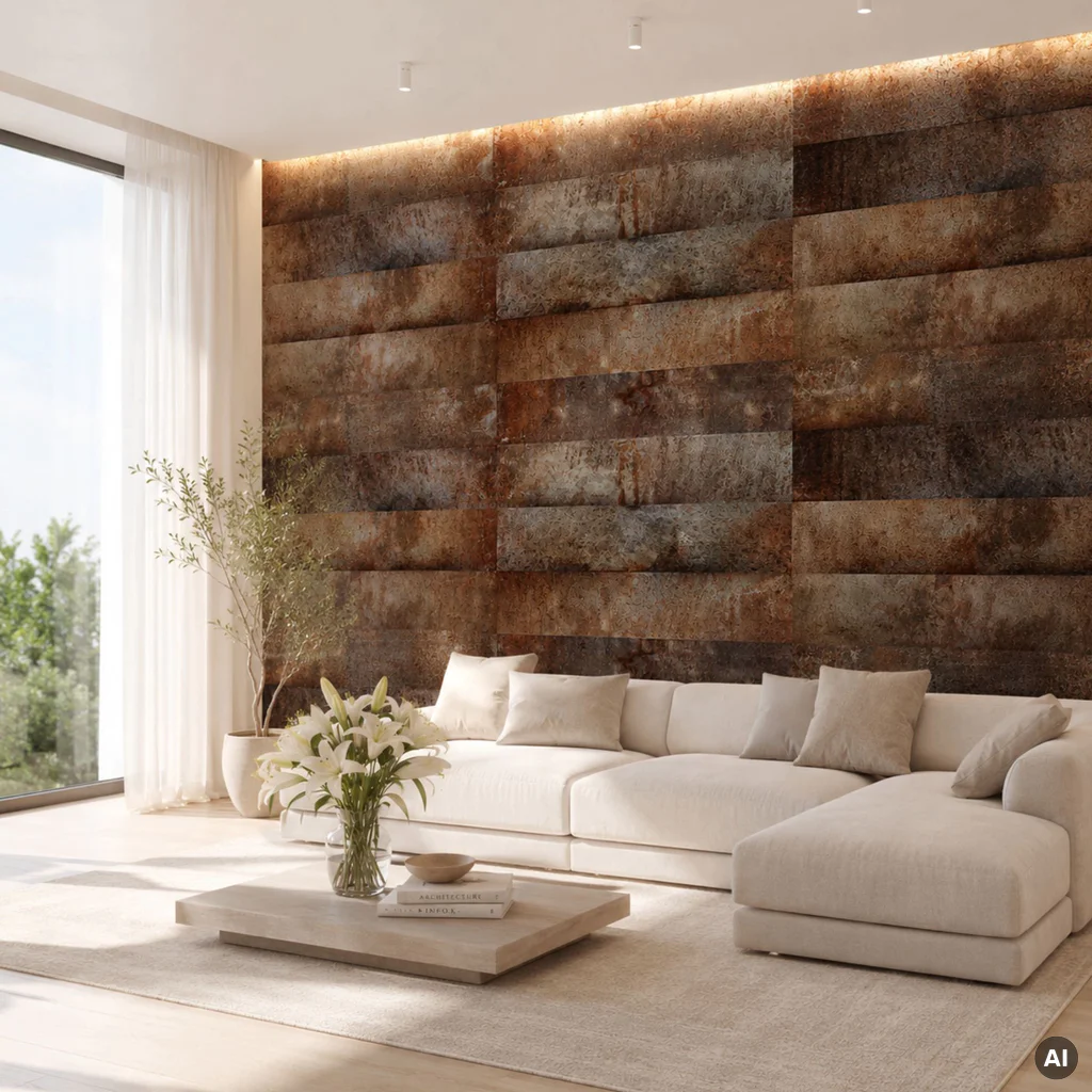 Panele ścienne Loft Rusty, 3024813, Kerradeco Stone Line, Kerradeco, VOX