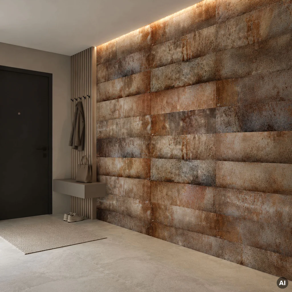 Panele ścienne Loft Rusty, 3024813, Kerradeco Stone Line, Kerradeco, VOX