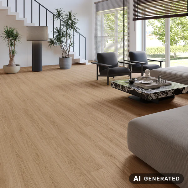Panele winylowe SPC z podkładem Dąb Vida Naturalny 5 mm Kl