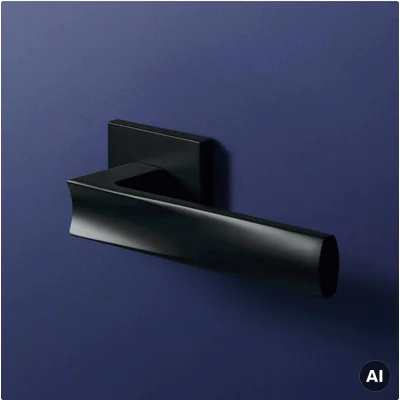 Klamka Euforio R67 Czarny , 49-0251