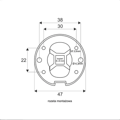 Klamka Euforio R67 czarny , 49-0251