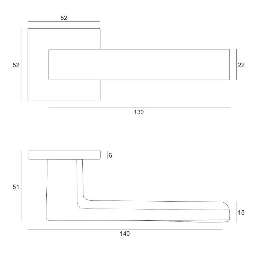 Klamka Euforio Fit R67F chrom szczotkowany, 49-0374, Klamka, VDS, VDS