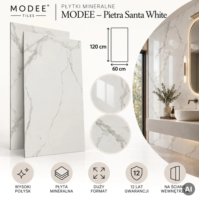 Panele ścienne Pietra Santa White 538G , 5905167889978 - 3