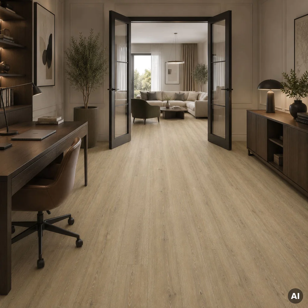 Panele winylowe Montella Taupe Klasa 33 5.5 mm, 61411787, Panele winylowe, Gerflor
