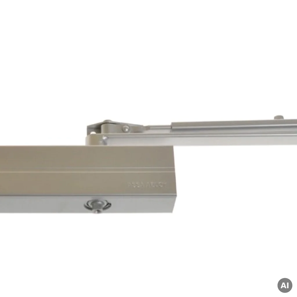 Samozamykacz Assa-Abloy DC140 z ramieniem Srebrny, DC140-DEV1, Samozamykacz