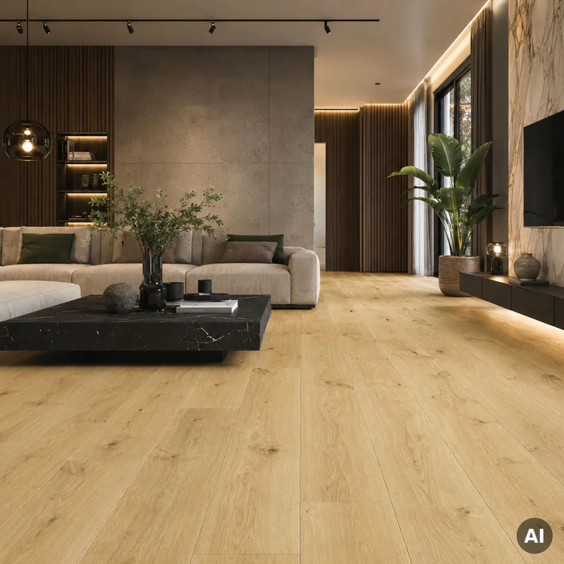 Podłoga drewniana Dąb Bevelled Lacquer 14 mm, BC8-DBE1-LAK