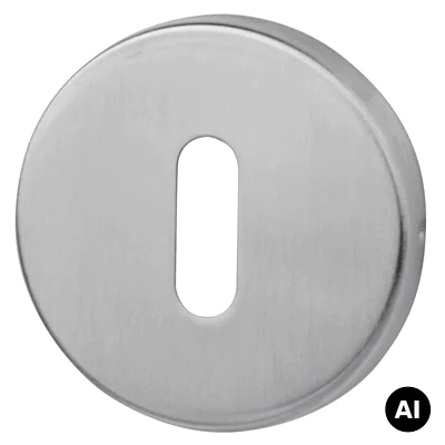 Rozeta Okrągła VDS Olarix 10mm WK Stal Nierdzewna, 30-0005