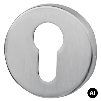 Rozeta Okrągła VDS Olarix 10mm WB Stal nierdzewna, 30-0006